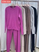 conjunto feminino modal canelado – blusa + calça