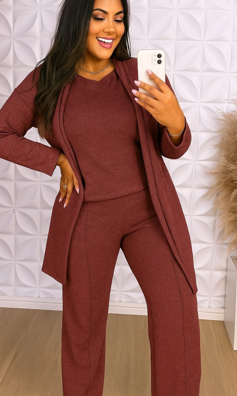 conjunto tricot elegance