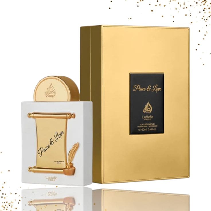 peace & love eau de parfum – 100ml | lattafa pride